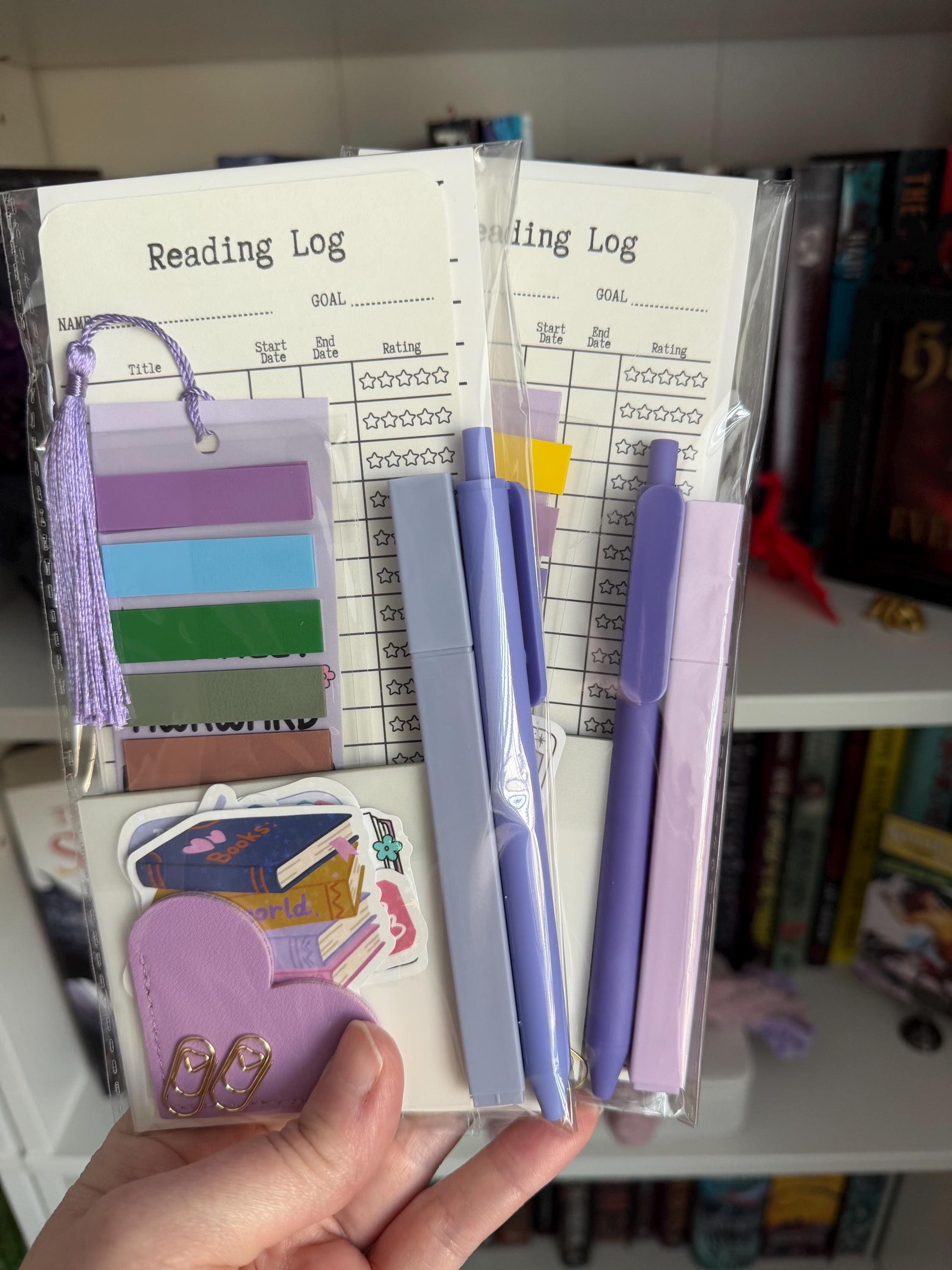 Book Annotation Kit Labels Book Annotation Kit: Book Review, Tabs, Highlighter, Stickers - Etsy