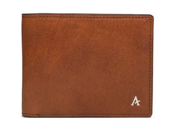 Slim Italian Leather Bi-Fold Wallet: Handmade Luxury