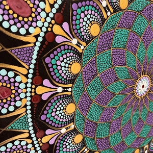 Mandala Dot Art Painting 32 Inch. - Etsy