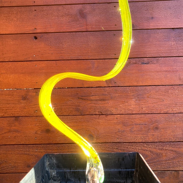 Outdoor Glass Art Etsy