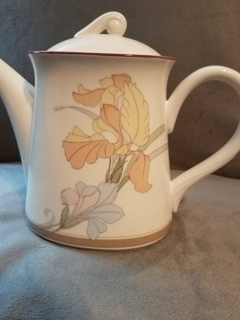 Noritake Porcelain Teapot New Decade Etsy