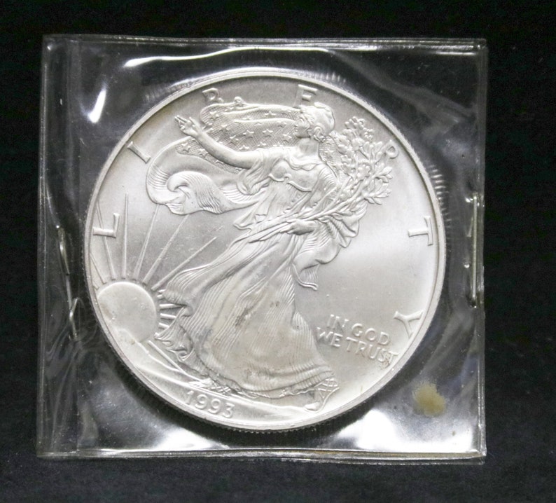 1998 CANADA CASED PROOF SILVER DOLLAR RCMP MINT IN BOX !.925 STERLING