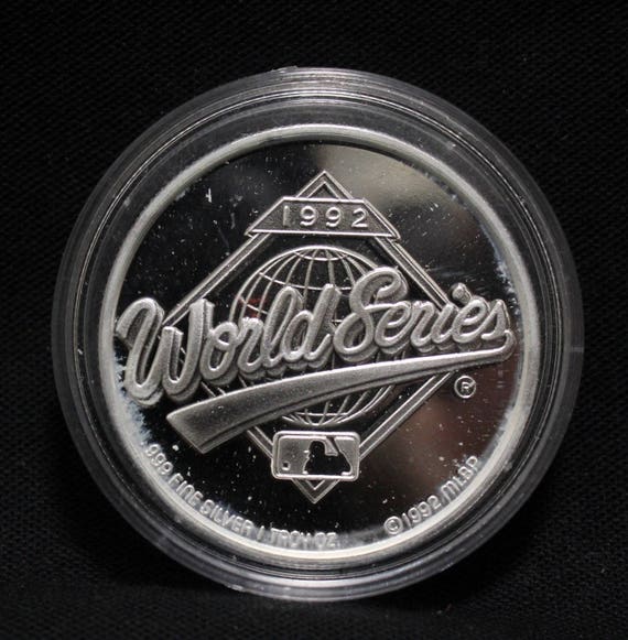 1992 Toronto Blue Jays World Series Coin 1oz Fine Silver LTD | Etsy