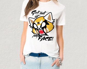 Get out of my face tee | Aggretsuko Shirt | Anti-social social Club T-Shirt
