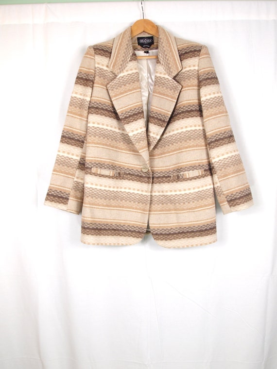 90's Braetan South West Blanket Wool Blend Blazer - image 5