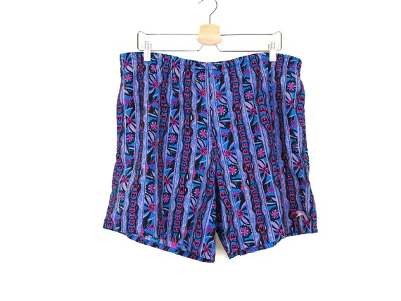 blue speedo swim shorts