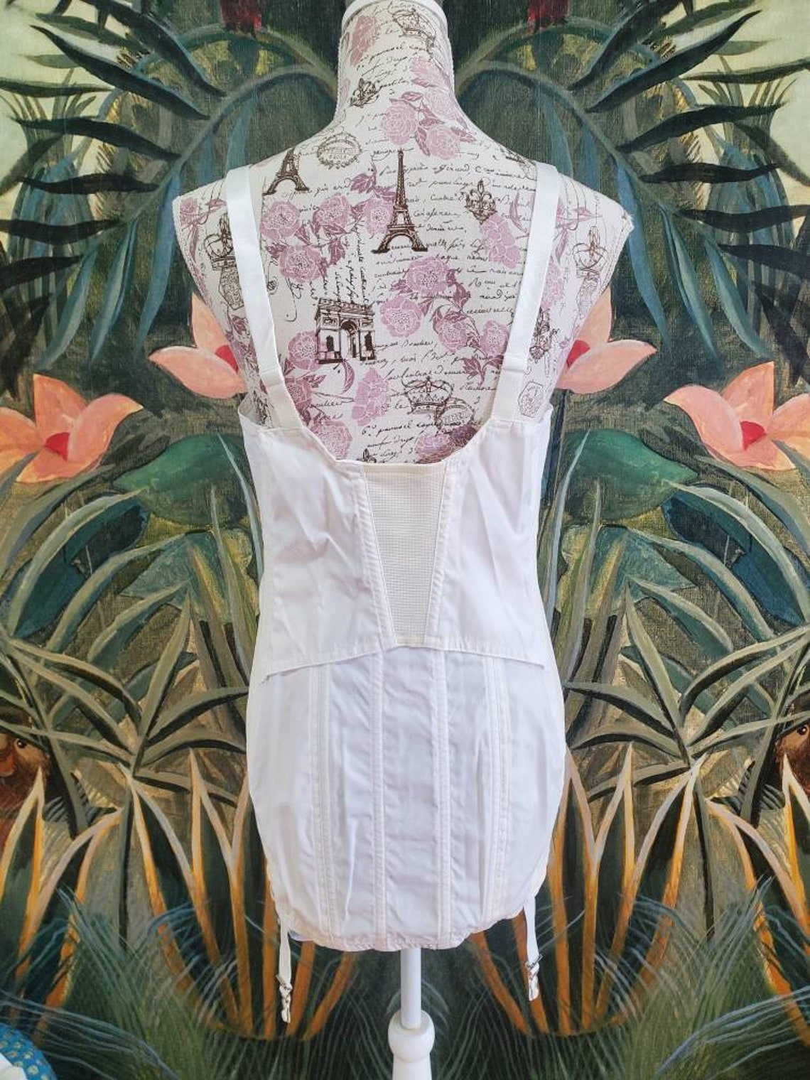 Vintage All in One Girdle Shapewear Side Zipper 36B Skirt Etsy India