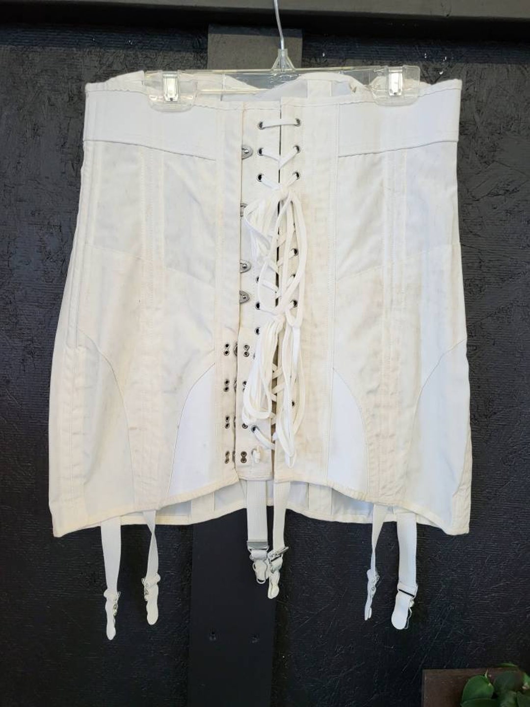 Vintage Skirt Girdle Size 30 Lace up Corset Girdle Deadstock Etsy