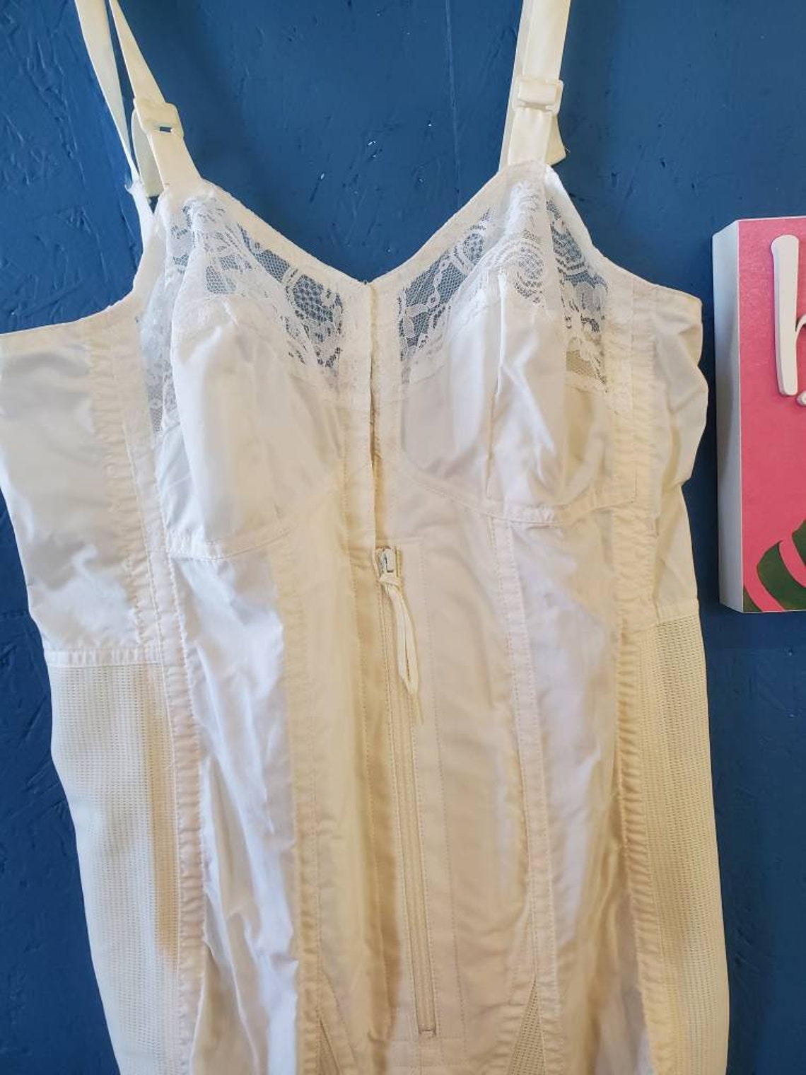 Vintage Full Body Girdle Nuback All in One Shapewear Dead Etsy UK