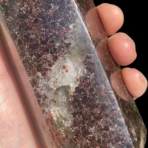 DRAGON SKIN GARNET Tower in Quartz!