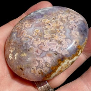 ORBICULAR White DENDRITIC OPAL - Bq3