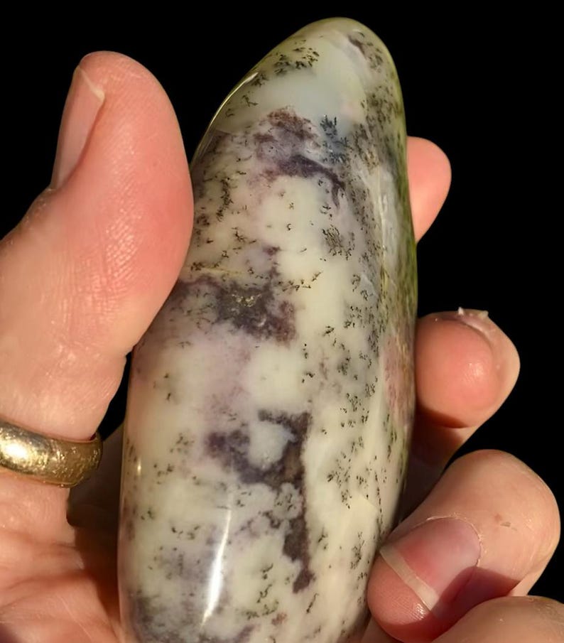 WHITE Dragon Dendritic OPAL image 9