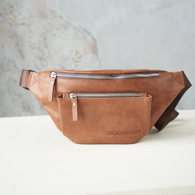 waist bag leather man