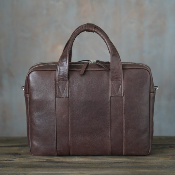 mens leather work bag