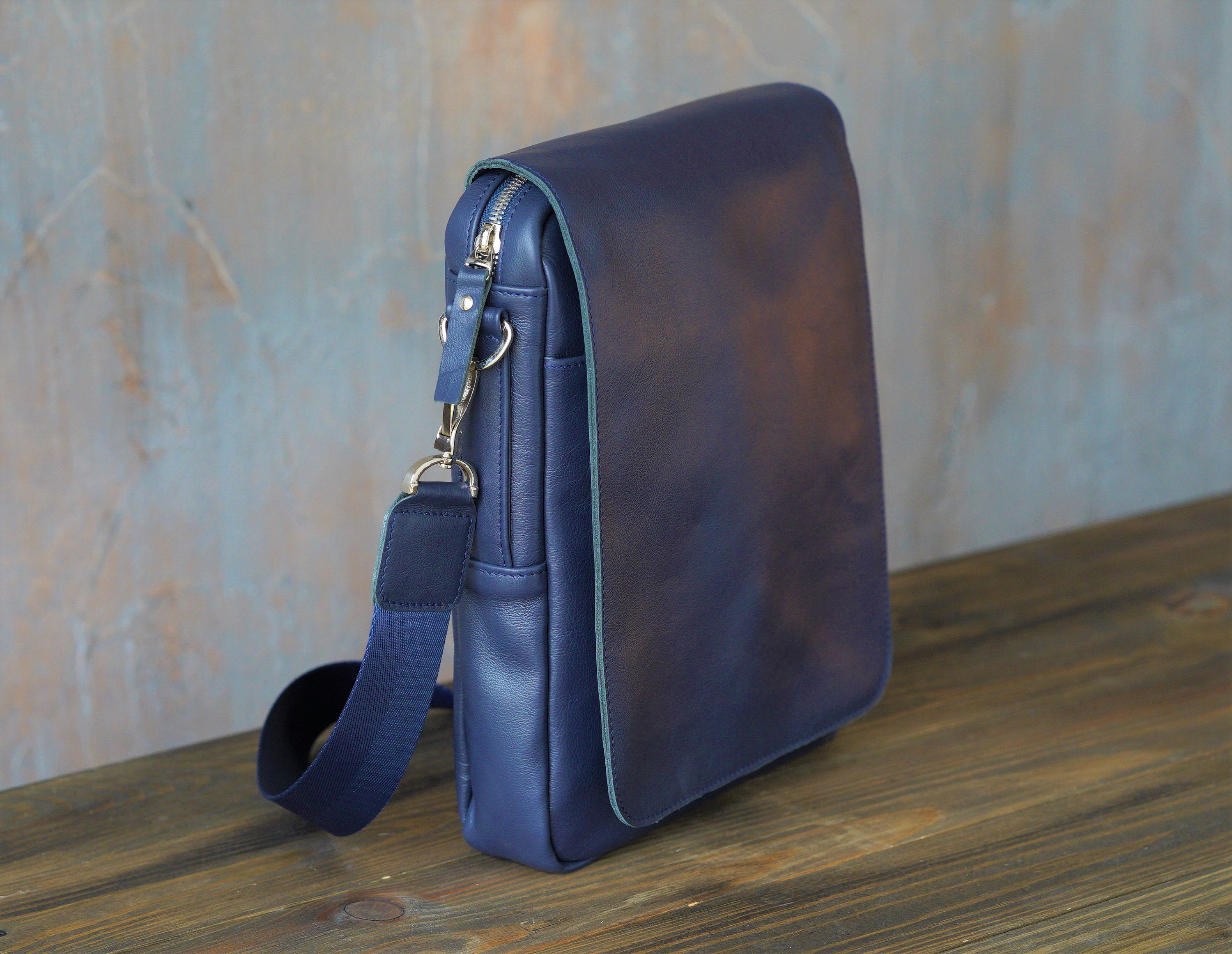 Mens shoulder bag Men's crossbody bags Leather shoulder Etsy