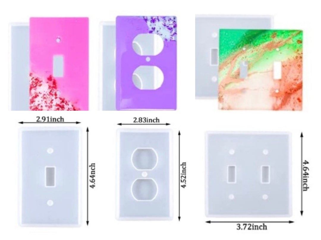 Light Switch Cover Mold / Outlet Cover Silicone Mold / Custom Etsy