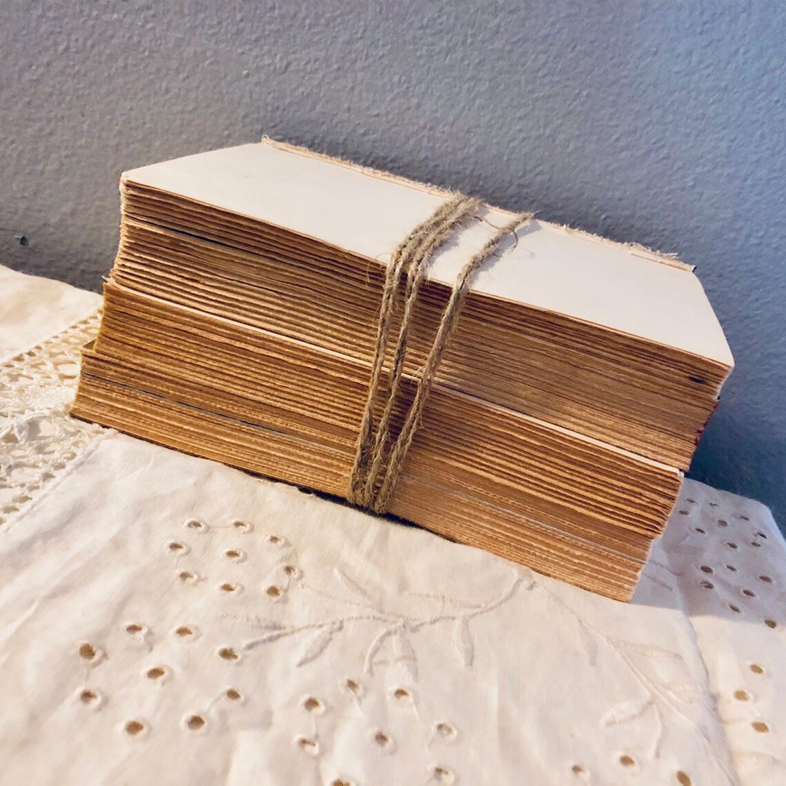BY THE BOOK Deckled Edge Antique Books/ Bound or Unbound / Etsy