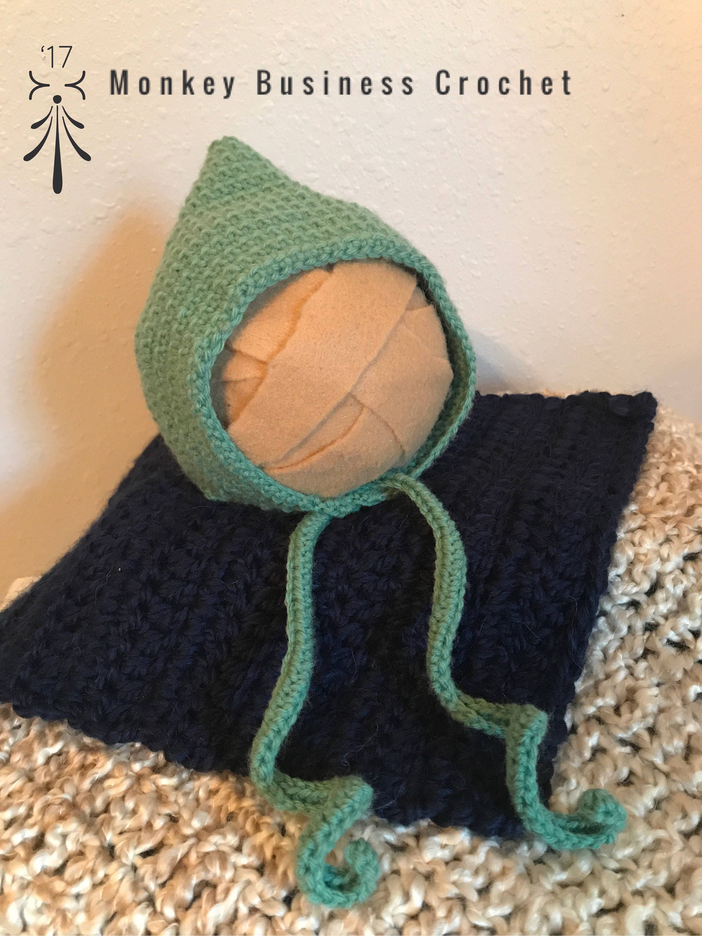 Gorro de gnomo de ganchillo recién nacido Etsy