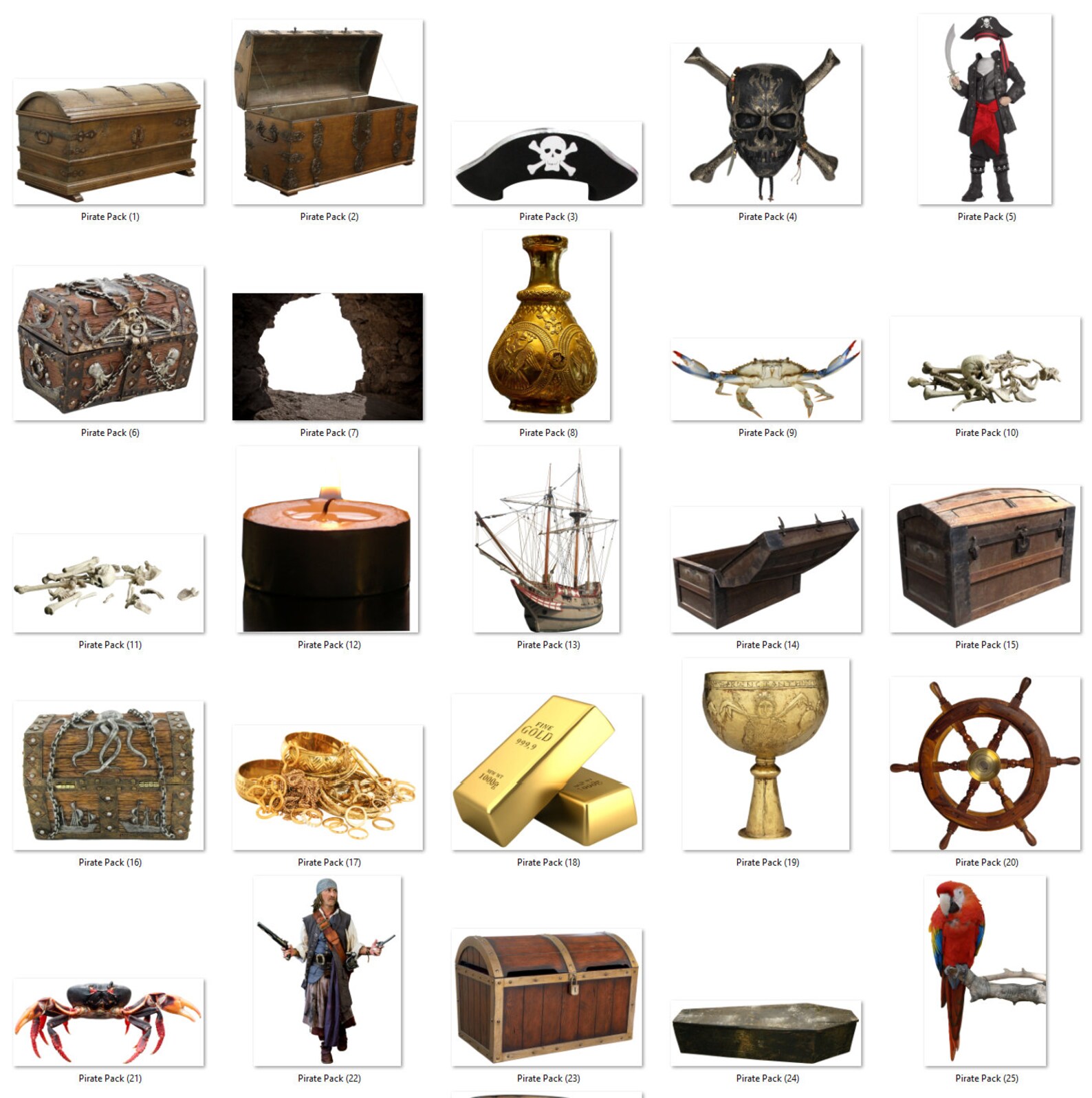 Pirate Pack Overlays in Png Format for Your Photo Etsy UK