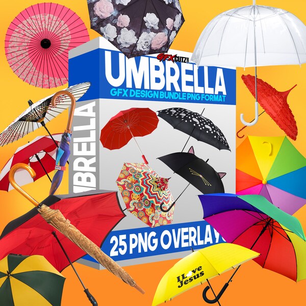 Umbrella Photoshop Overlays In Png Format, Photo Overlays, Photoshop overlay, Summer overlays, digital Backdrop, Photo art, Photography