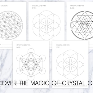 Crystal Grids, How to Create and Use Crystal Grids, Plus Five Printable ...