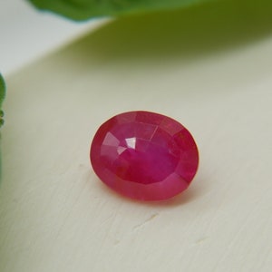 Unheated Red Ruby Engagement Ring or Women Anniversary Gift Unheated Red Ruby ideal for an GIA certified Engagement Ring or Anniversary Gift