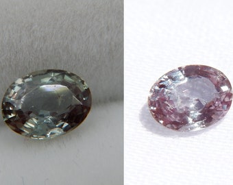 Alexandrite Anniversary Ring, ideal for an Alexandrite Anniversary Ring that changes color 90% from grass green to purple, loose gemstones