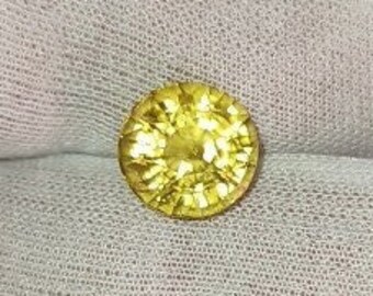 RARE: Vivid Yellow Sinhalite, GIA certified, for your Yellow Sinhalite Engagement Ring or Peridot Engagement Ring, loose gemstones