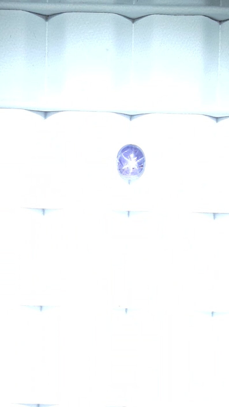Oval loose GIA certificate Untreated 1.17ct Star Sri Lanka sapphire Natural Lavender Purple Ceylon