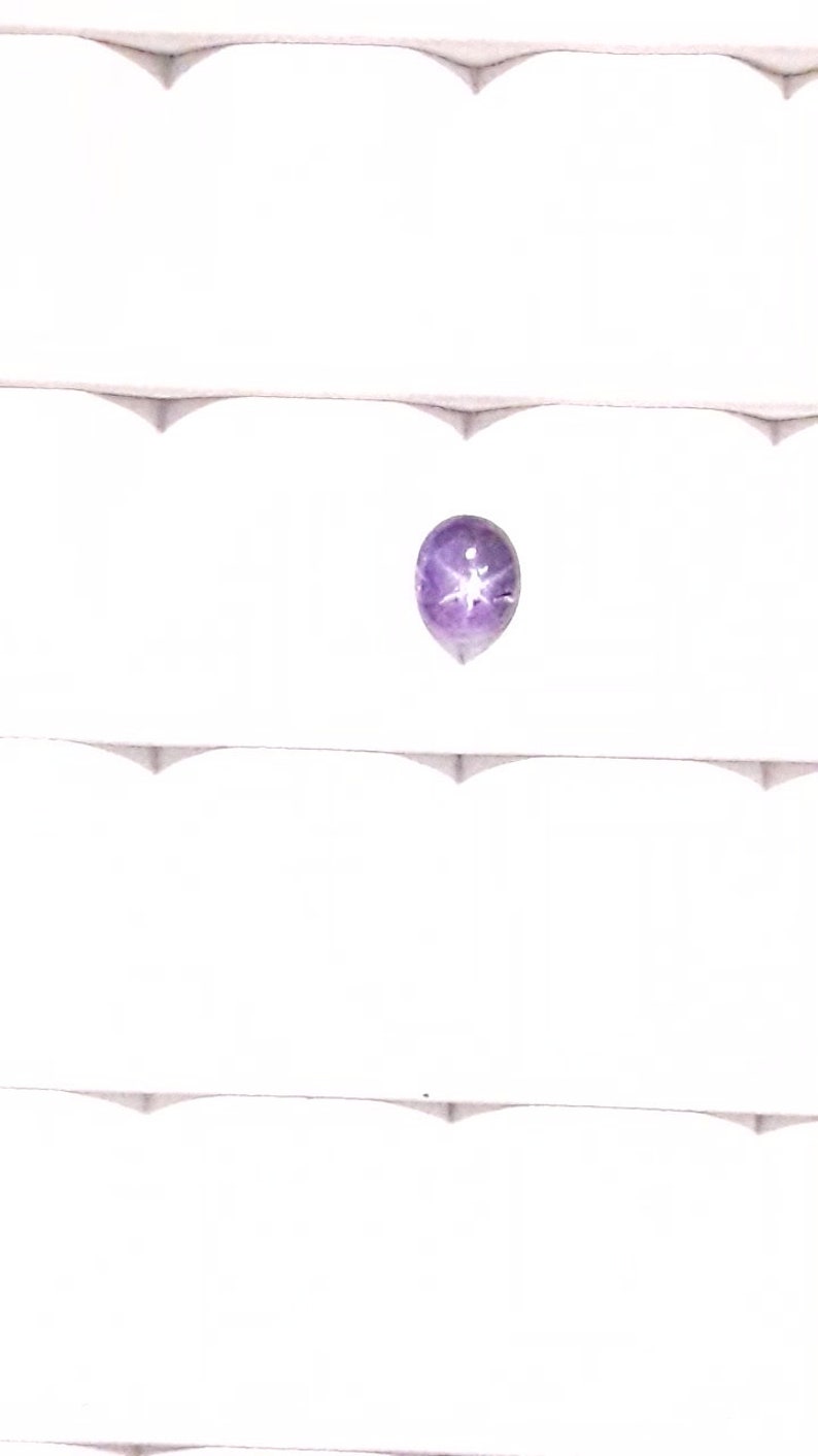 Oval loose GIA certificate Untreated 1.17ct Star Sri Lanka sapphire Natural Lavender Purple Ceylon