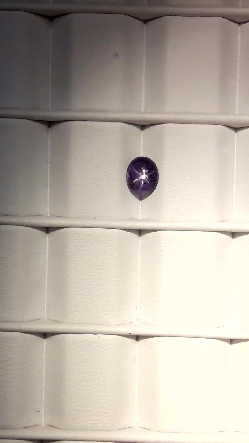 Oval loose GIA certificate Untreated 1.17ct Star Sri Lanka sapphire Natural Lavender Purple Ceylon