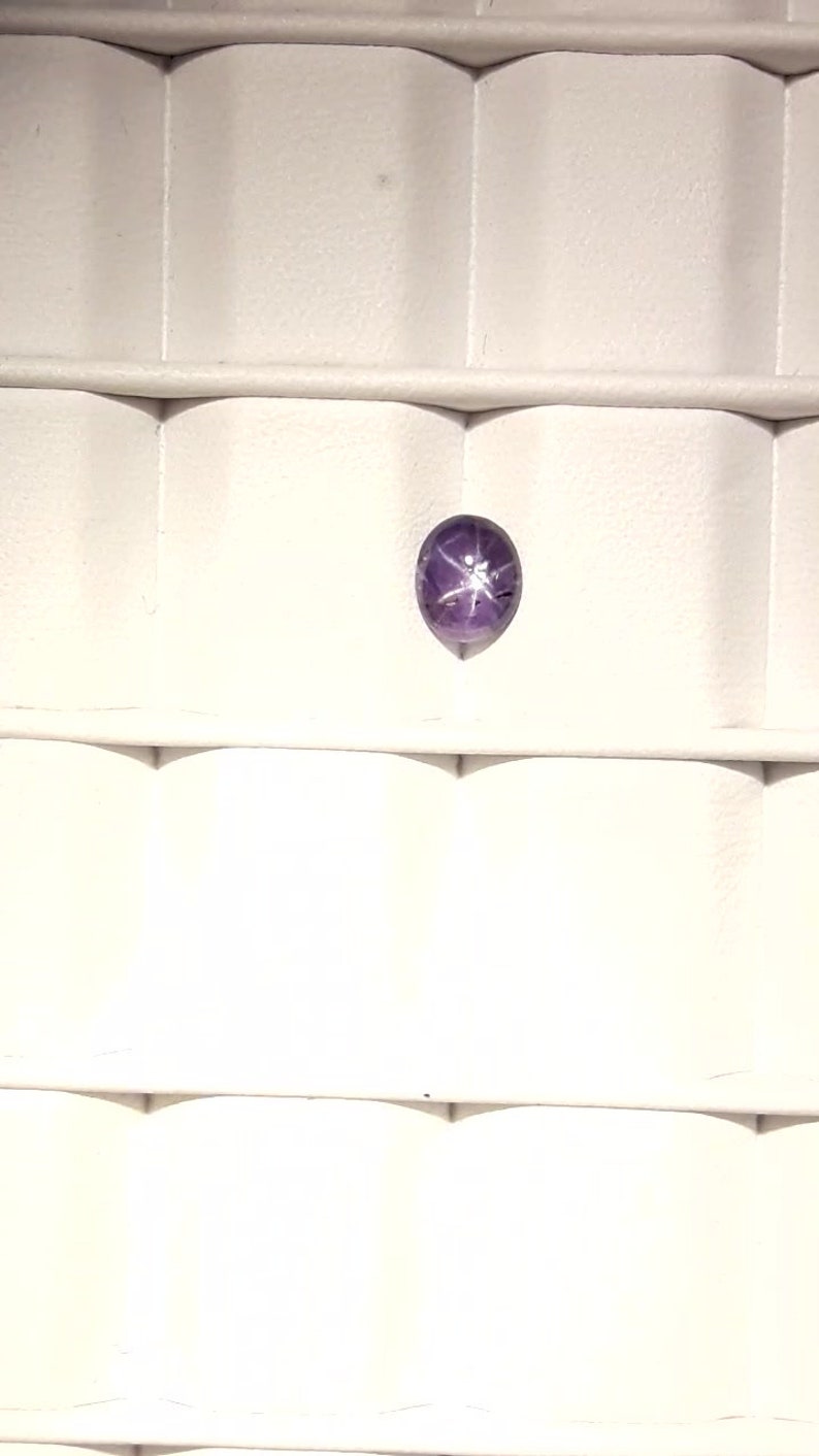 Oval loose GIA certificate Untreated 1.17ct Star Sri Lanka sapphire Natural Lavender Purple Ceylon