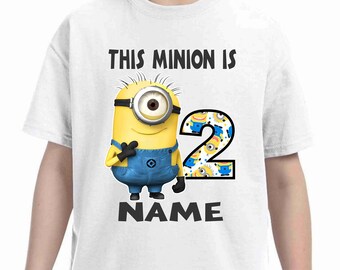 Minions Birthday t-shirt