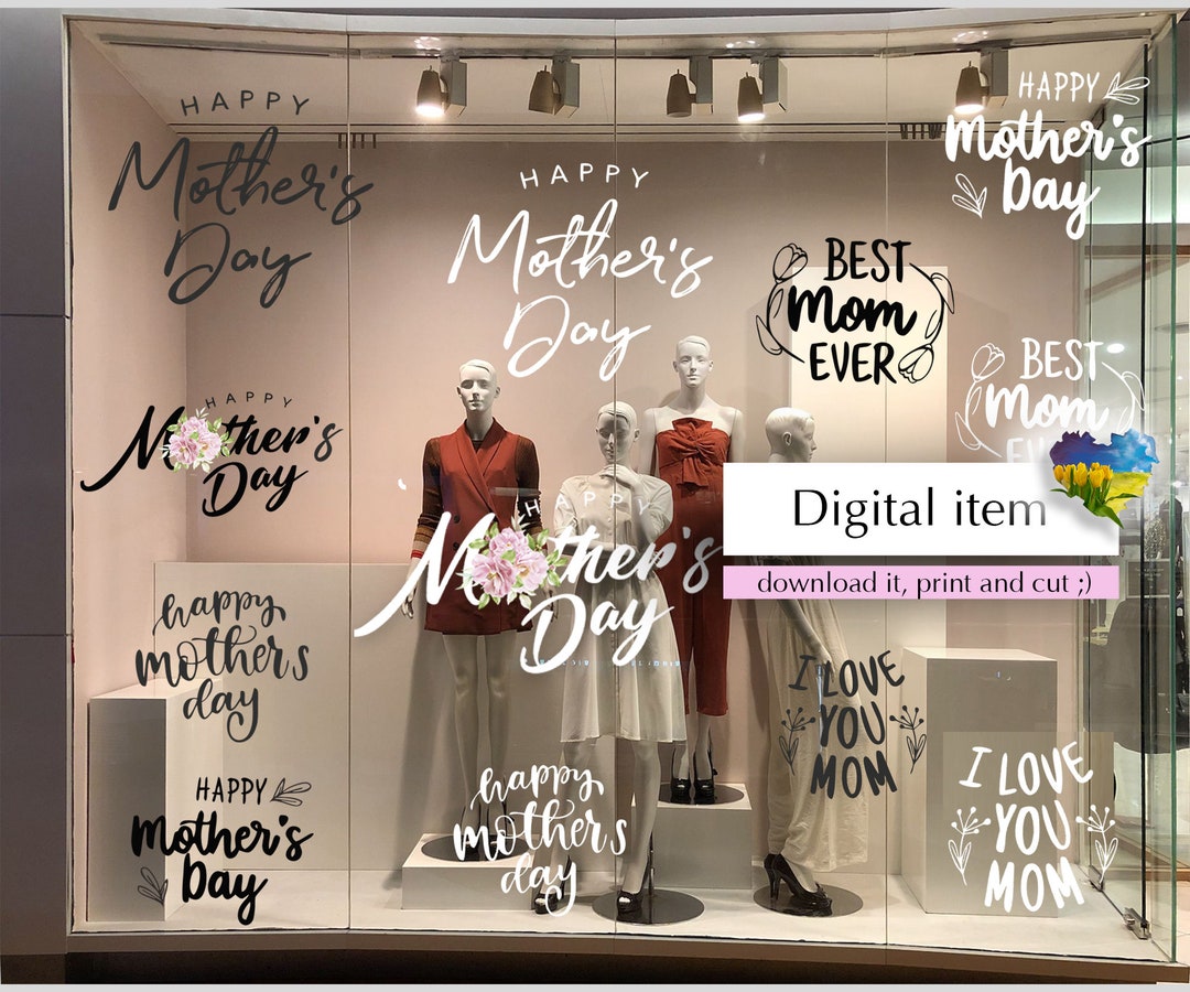 Mothers Day Lettering Signs Pack / Quotes, Words, Decal Design / Vinyl ...