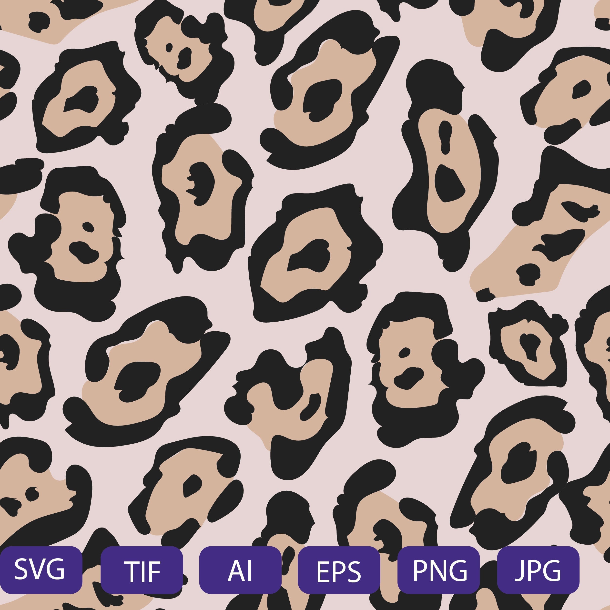 Jaguar Spots Seamless Pattern SVG Jaguar Pattern Fashion Etsy