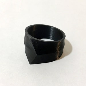 GENESIS RING 3.1 unisex 3d Printed Plastic Statement Ring Engagement Men Woman Cool Design Gift Minimalist Modern Exercise Wedding Simple