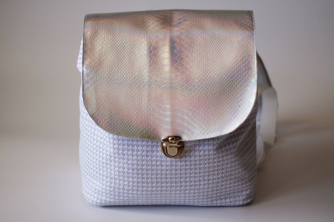 Hand Woven Cotton Small Knapsack Project Download Digital PDF Etsy