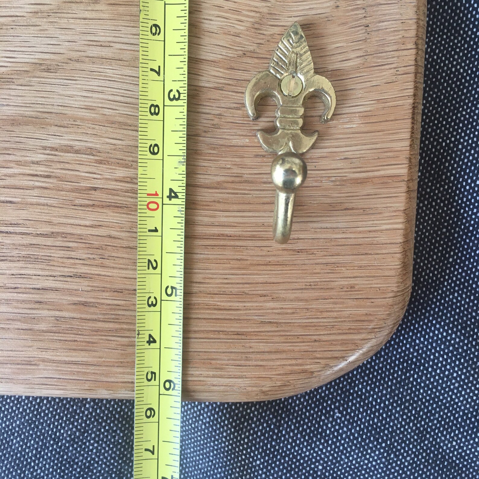 fleur de lis key holder hooks