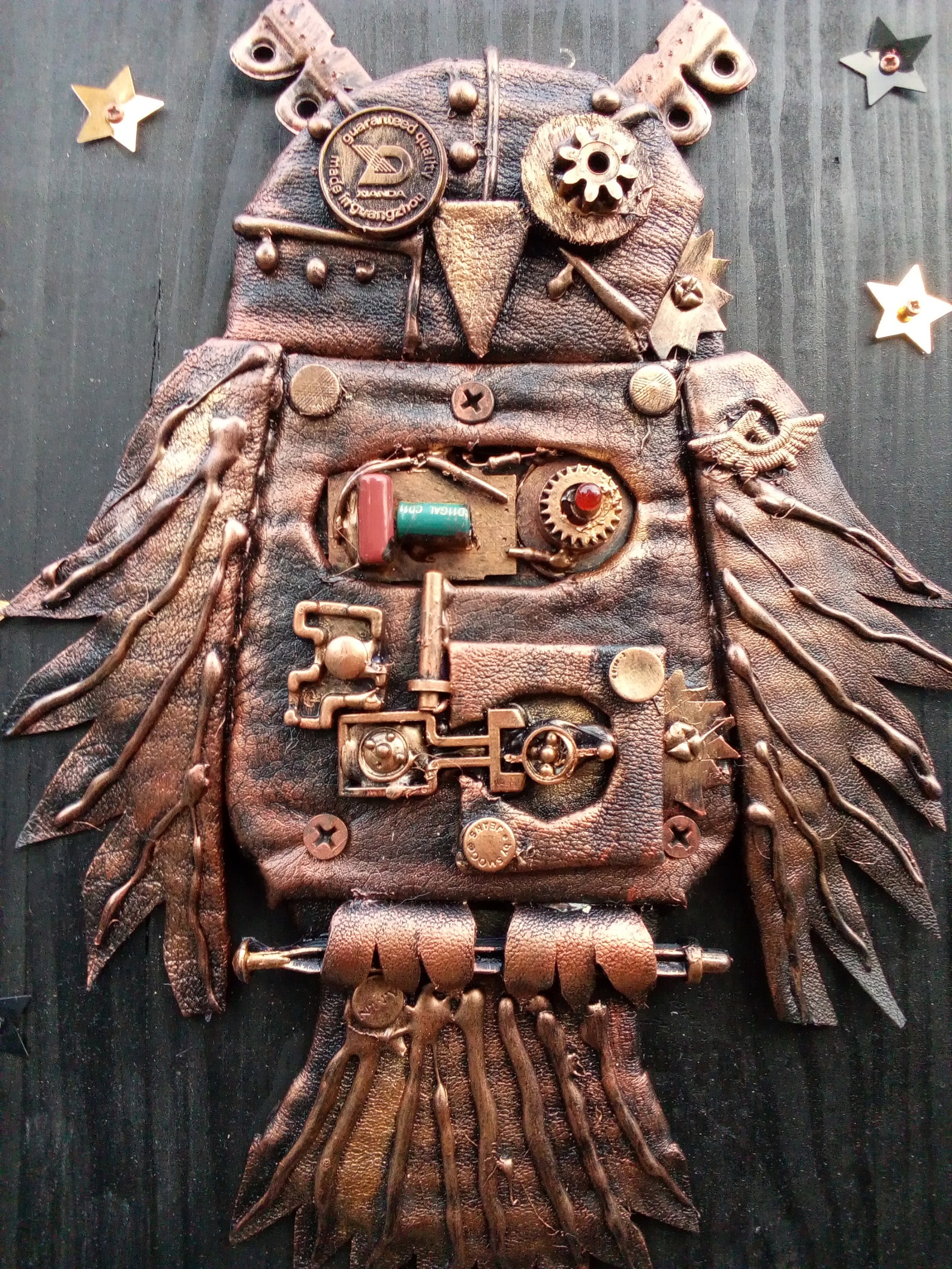 Owl steampunk organiser wall decor decor for home Etsy