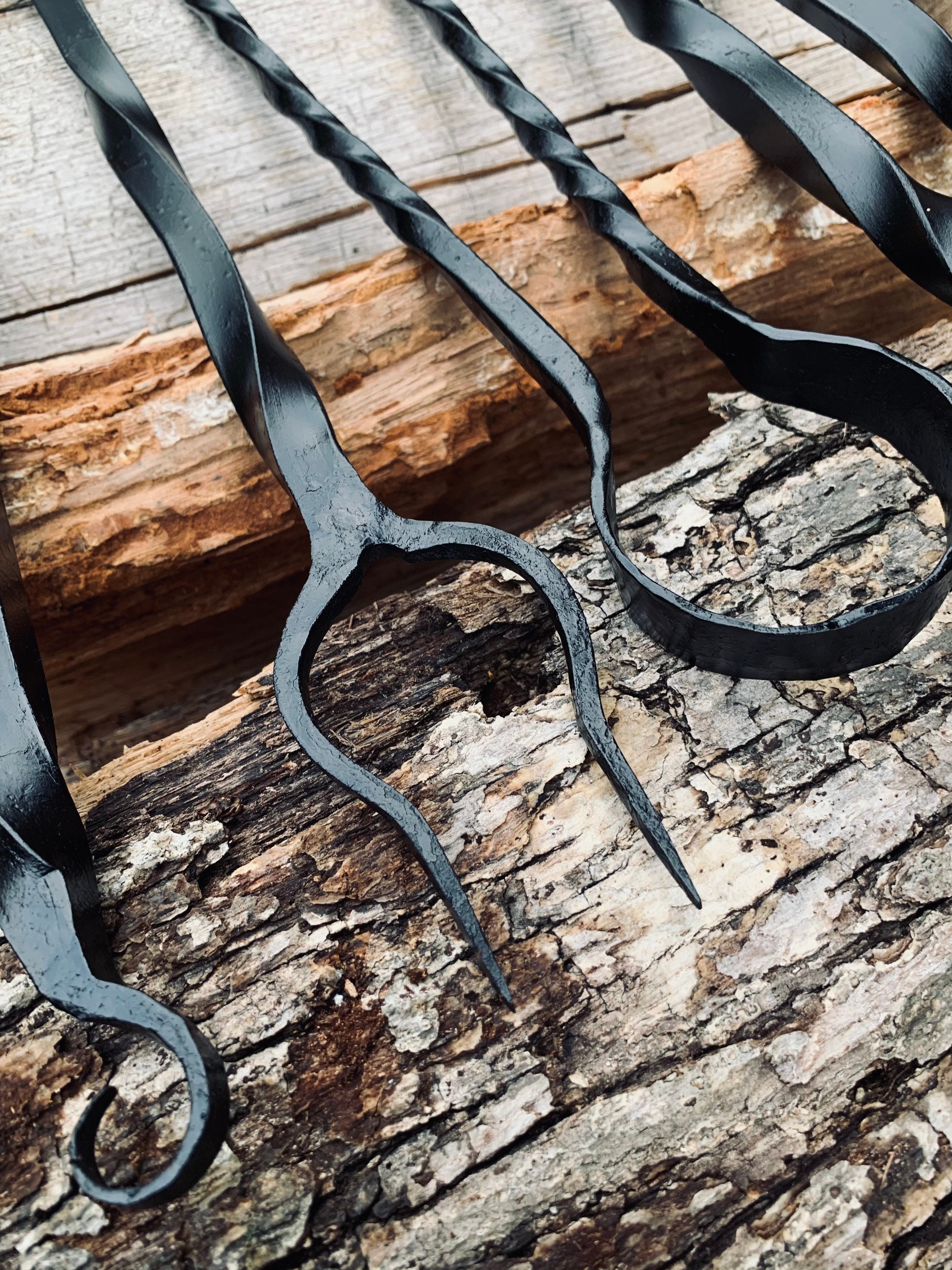 Hand 4 piece grill tool set. Spatula w/ bottle Etsy