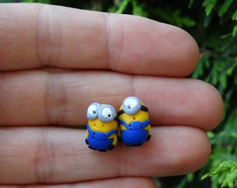 Minions earrings,Studs,Polymer clay studs,Kids studs,Minions studs,Minions polymer studs,Minions Gift,Birthday Gift