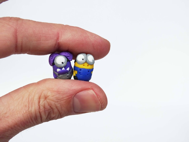 Minions earrings,Studs,Polymer clay studs,Kids studs,Minions studs,Minions polymer studs,Minions Gift,Birthday Gift image 9