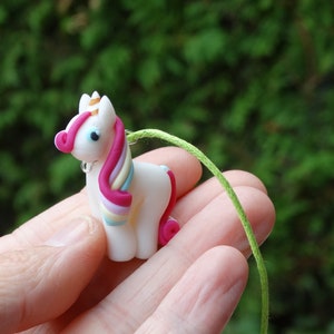Litlle Unicorn Necklace,Cute Litlle Unicorn,Polymer Clay Unicorn Necklace,Birthday Gift,Kawaii Necklace,Gifts For Her,Funny Litlle Pony