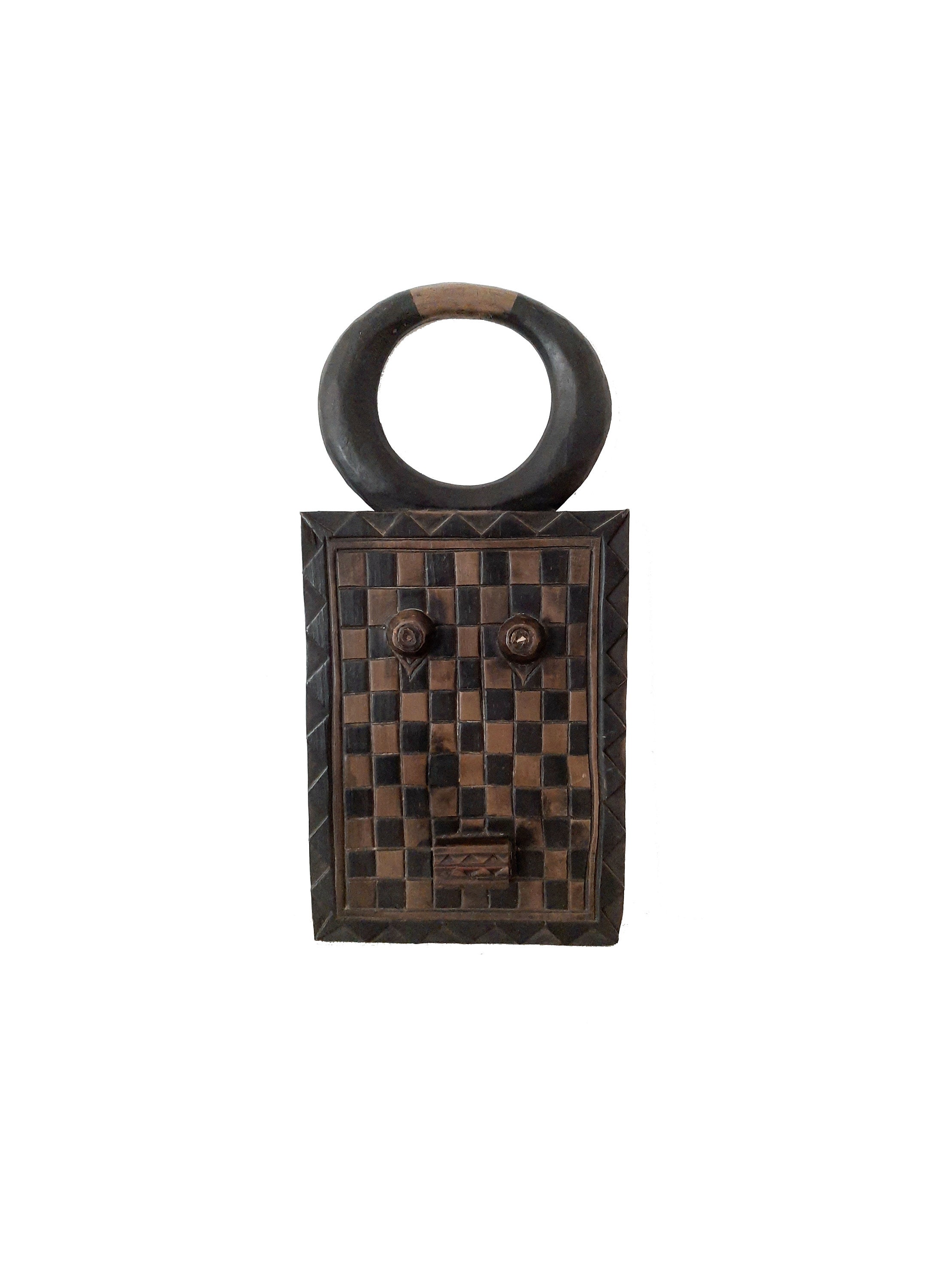 Masque Baoulé Type Kpan Pre à Cornes, Masque de Goli, Baule Goli Mask, Masque Côte d'ivoire, Masque 