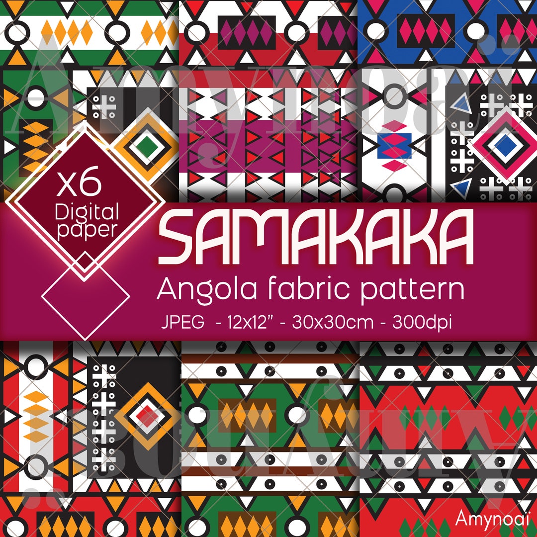 SAMAKAKA Pattern Models From Angolatraditional Angolan Etsy