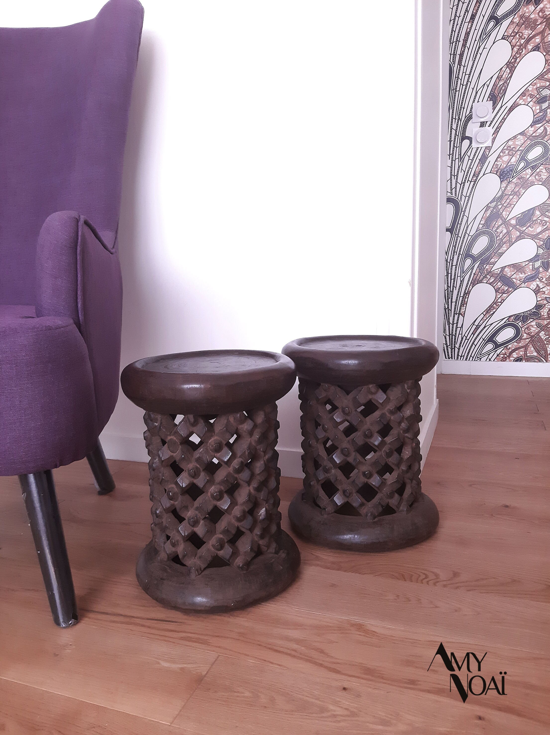 1 Ancien Tabouret Bamiléké