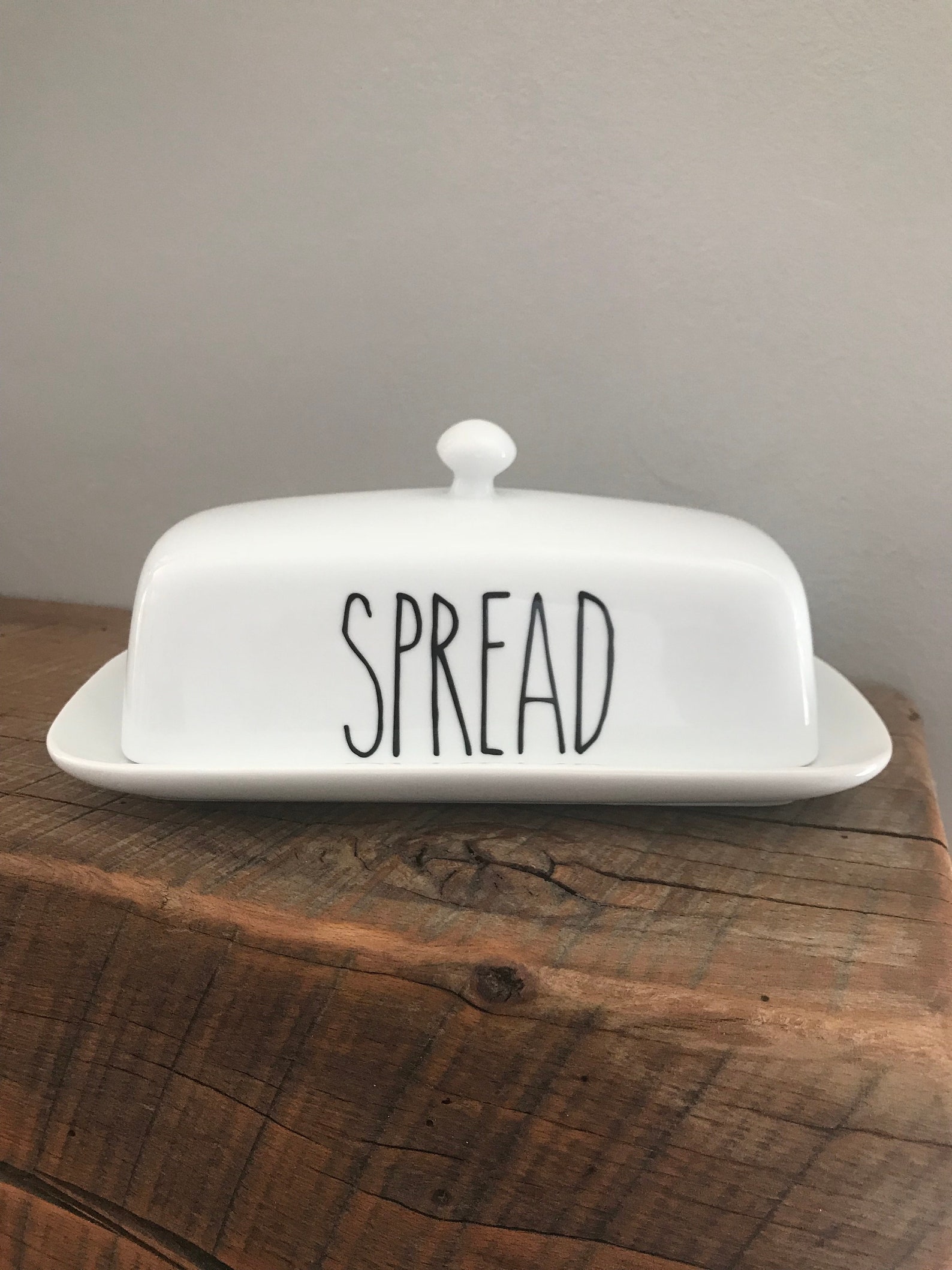 Rae Dunn Inspired Butter Dish Rae Dunn Butter Custom Rae Etsy