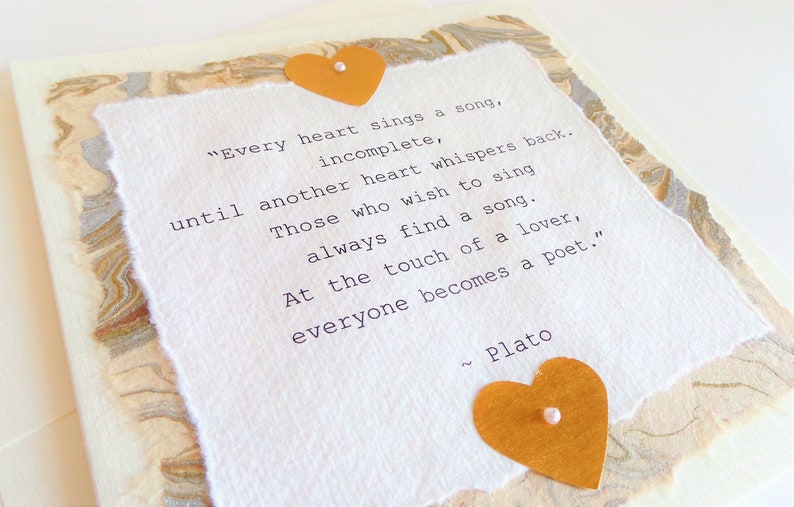 Liebe Und Poesie Quote Von Platon Auf Einer Handgefertigten Karte Platon Zitat Philosophische Quote Quotenkarte Griechische Philosophie