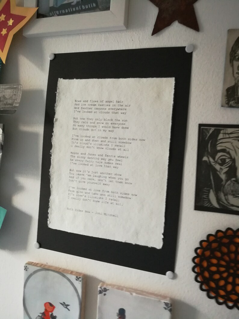 Typewriter Font Lyric Both Sides Now Famous Lyrics Personalized Quote Lyrics Inspirational Quotes Custom Lyrics Hand Printed Lyric Art Collectibles Paper Kromasol Com Typewriter Font Lyric Both Sides Now Famous Lyrics Personalized Quote Lyrics Inspirational Quotes Custom Lyrics Hand Printed Lyric Art Collectibles Paper Kromasol Com