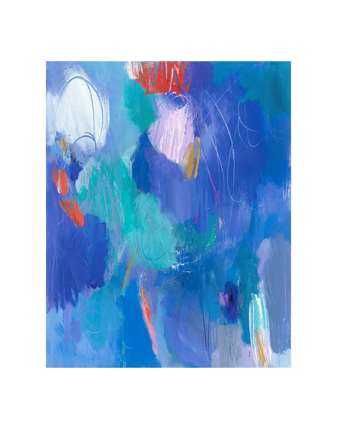 Expressive Wall Art Print Ready to Frame Giclee Print Etsy